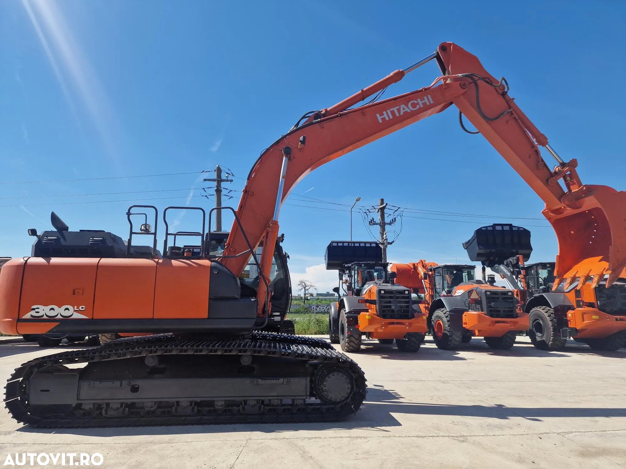 Hitachi ZX300, 32t, Cupa NOUA 1,8mc, 2018, 8.786h, Gresare automata, Inst picon, 3 pompe hidr HITACHI, Camera spate, Camere laterale, consum mediu 15l/h, Stare foarte buna, posibilitate leasing 3 ani-PROMOTIE 87.900 EUR+tva - 4