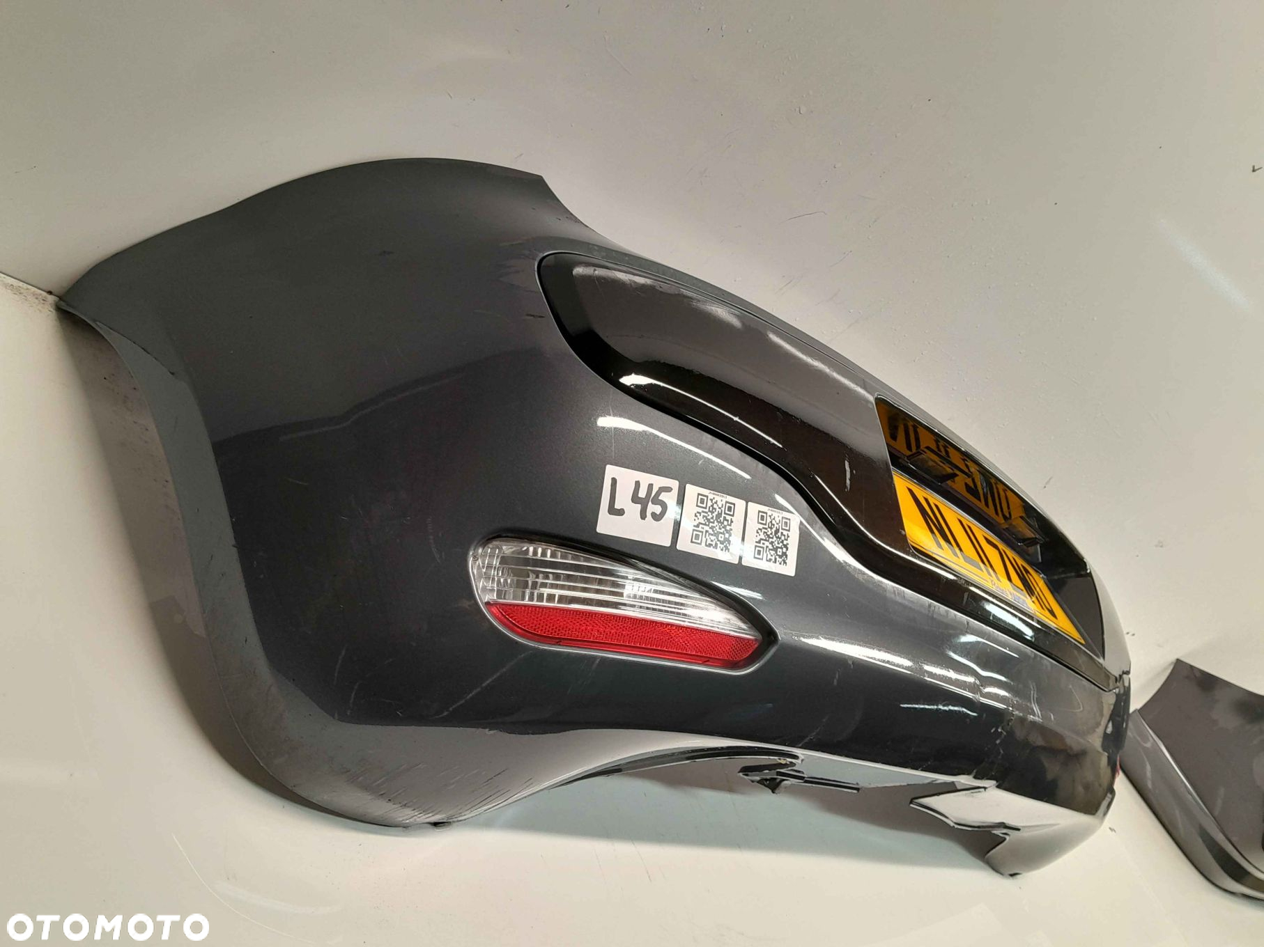 } ZDERZAK TYŁ TYLNY FIAT PUNTO EVO 354/B SZARY GRAFITOWY - 2