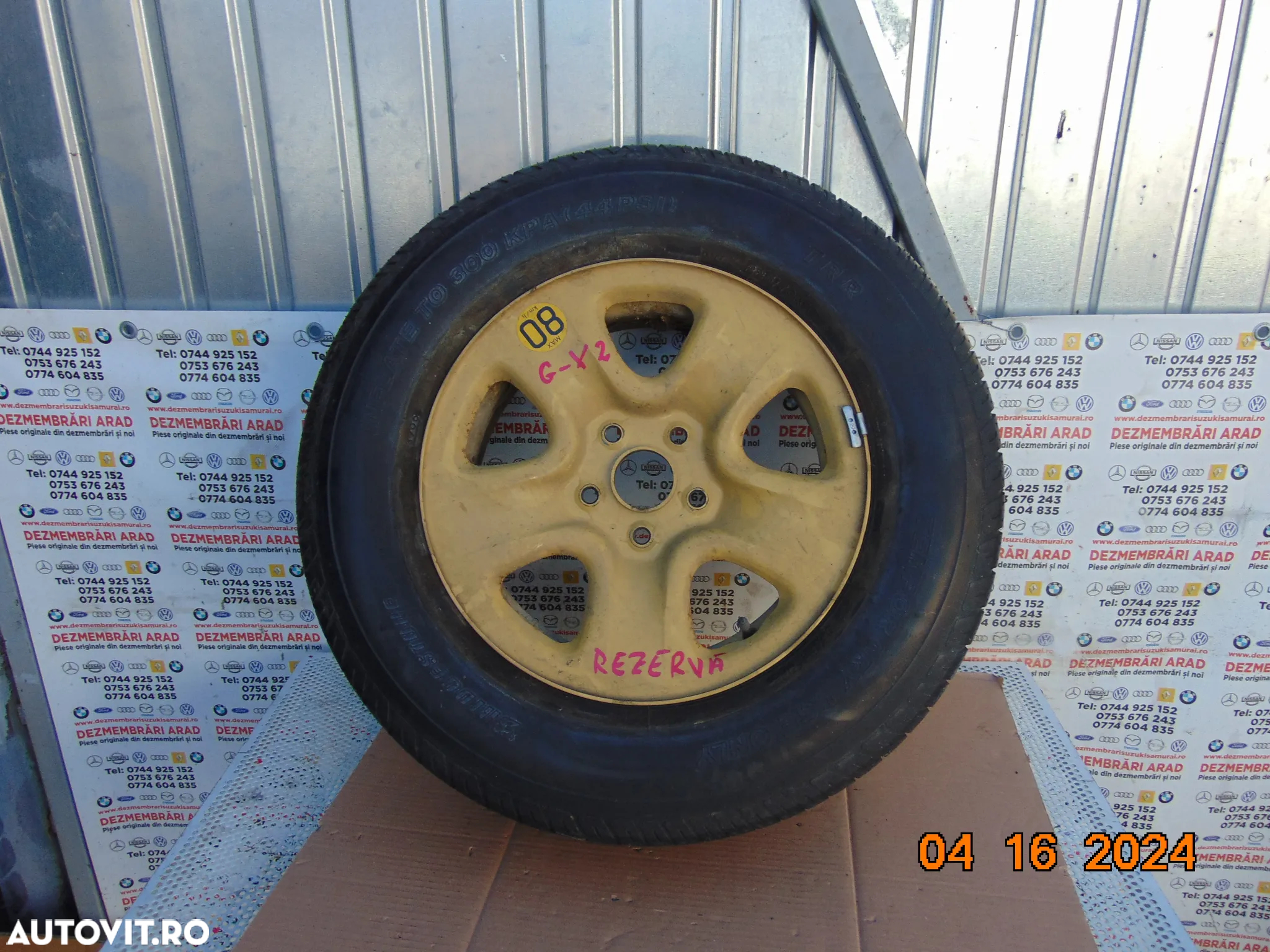 Roata rezerva Suzukji Vitara 2005-2017 r16 - 2