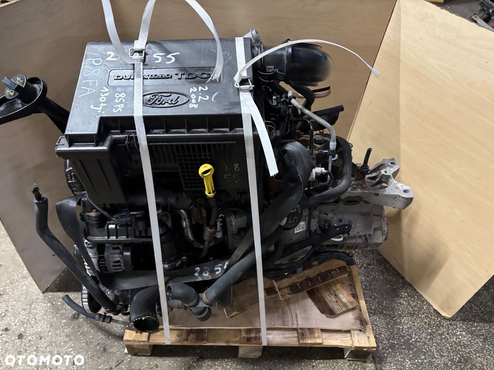 FORD TRANSIT SILNIK MOTOR 2.2 TDCI 2008 P8FA CAŁKOWICIE KOMPLETNY film video - 8