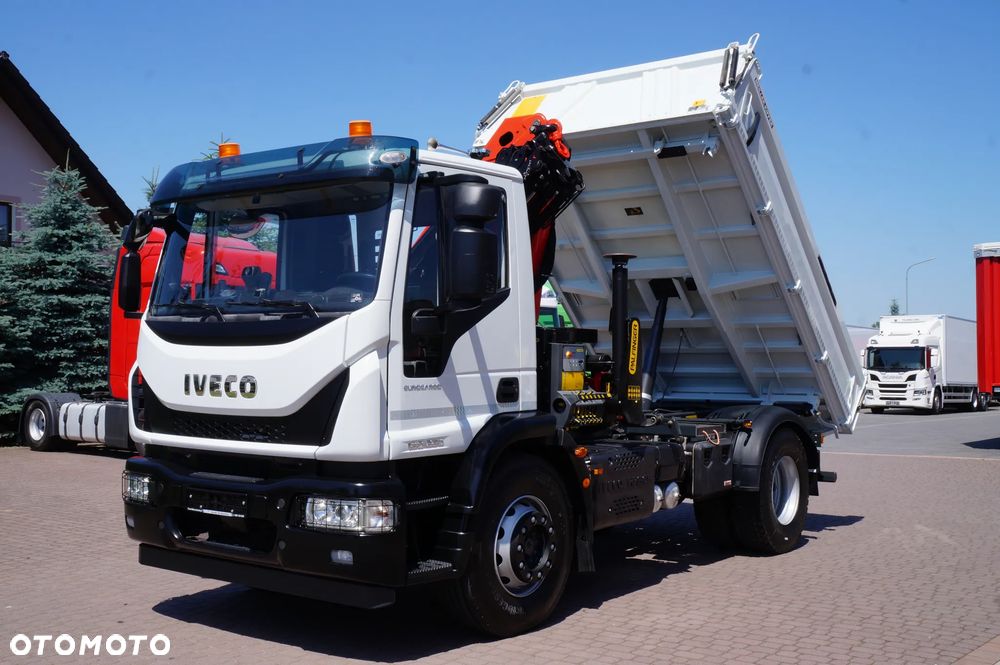 Iveco EUROCARGO 180-320 4x2 WYWROTKA MEILLER + HDS PALFINGER PK 12.501 SLD5 PILOT E 6 - 2