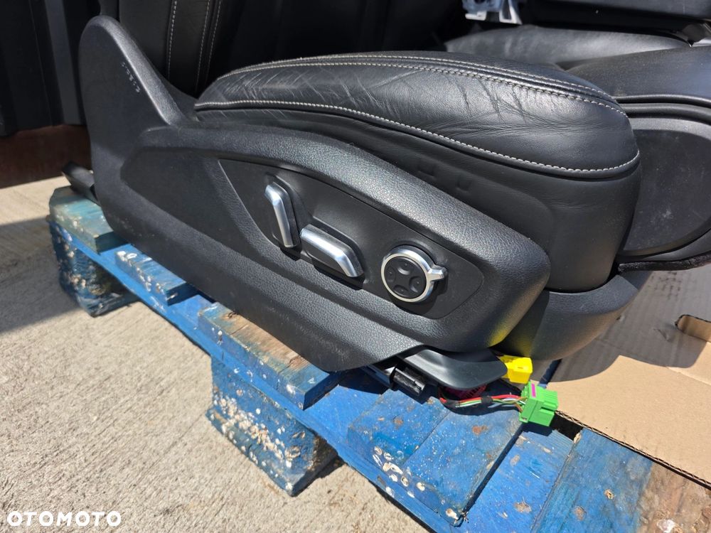 FOTEL FOTELE AUDI Q7 4M 7 OSÓB S LINE PRZÓD TYŁ GRZANY PEŁNA ELEKTRYKA ! - 7