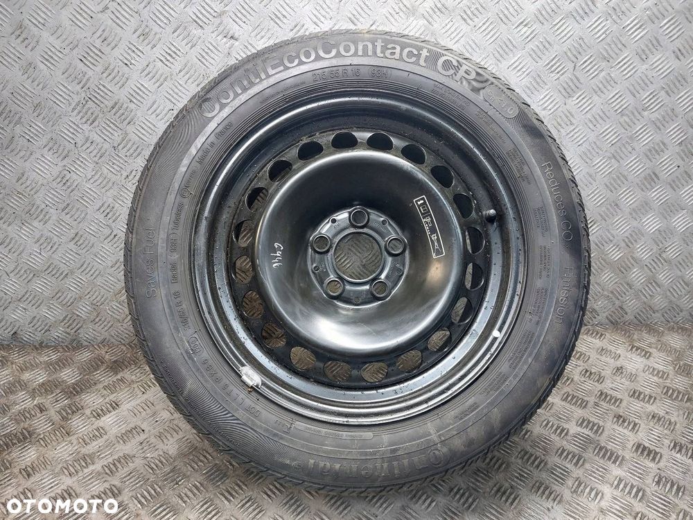 KOŁO FELGA OPONA ZAPAS 5x112 215/55R16 MERCEDES W210 EKLASA 2104000802 - 1