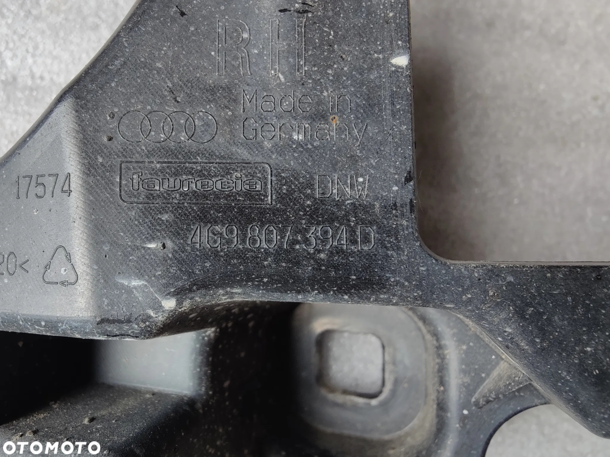 AUDI A6 C7 AVANT UCHWYT MOCOWANIE ŚLIZG ZDERZAKA TYLNEGO PRAWY LEWY 4G9807393D 4G9807394D - 6