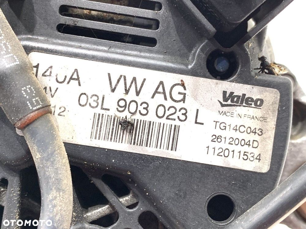 ALTERNATOR - 188.00 PLN - VW GOLF VII (5G1, BQ1, BE1, BE2) 2012 - 2022 1.6 TDI 77 kW [105 KM] olej - 5