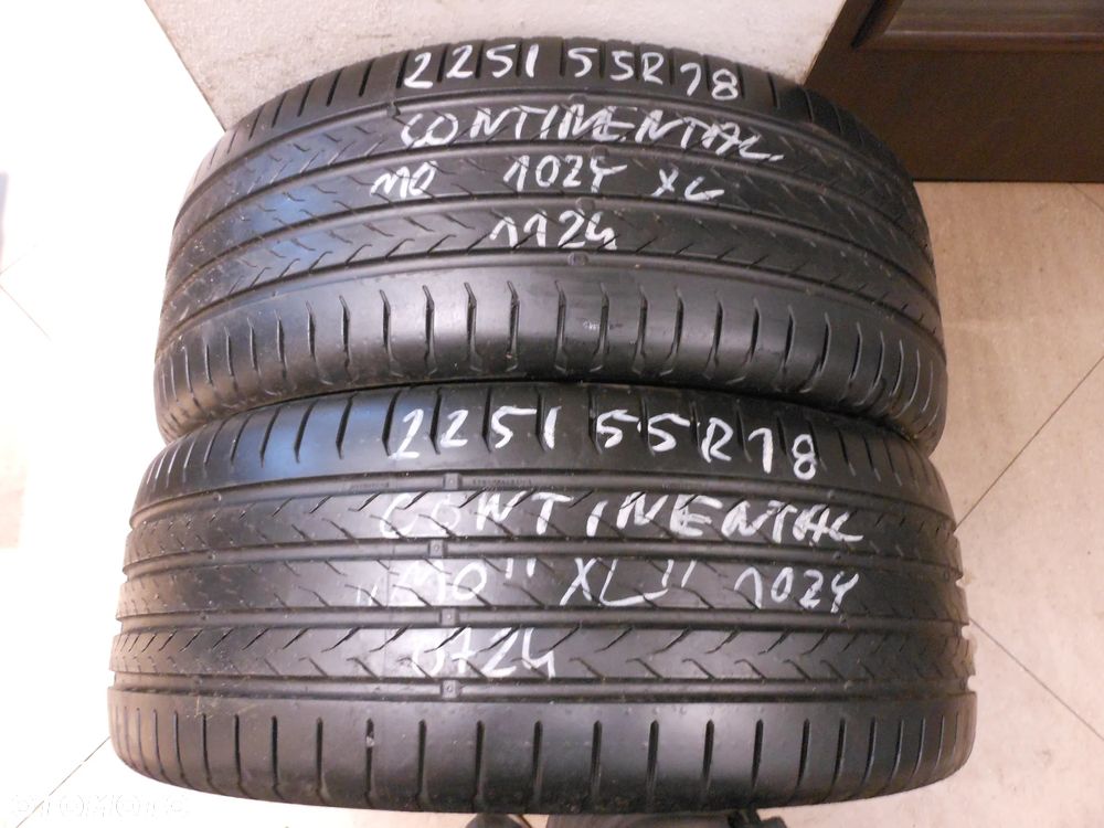 Opony 225/55r18 continental eco contact 6Q * MO 6,5mm lato para - 1