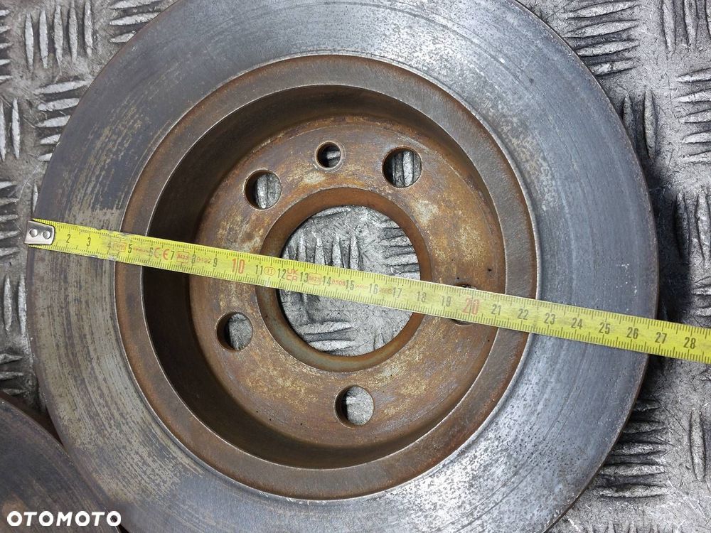 TARCZE HAMULCOWE TYŁ + KLOCKI ZACISKI FORD GALAXY MK1 SHARAN ALHAMBRA - 7