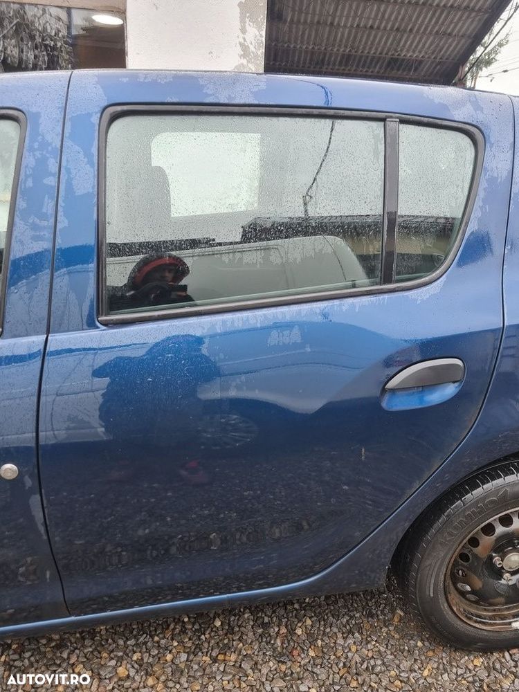 Usa Stanga Spate Dacia Sandero 2 Facelift 2016 - 2020 Hatchback 4 Usi BLUE TERPR (1488) - 1