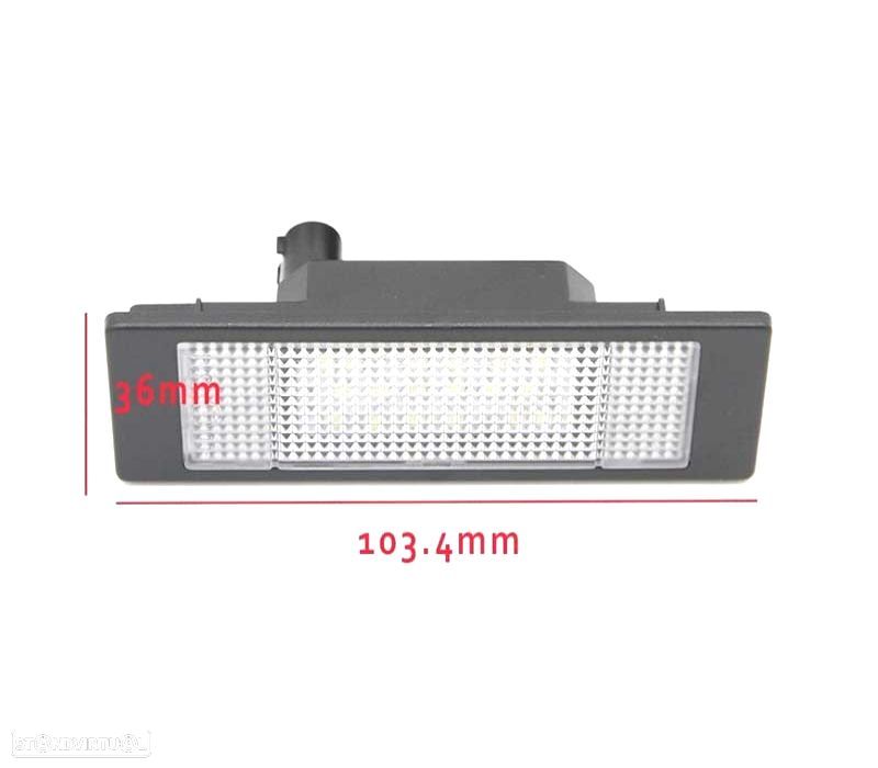 LUZES DE MATRICULA LED BMW SERIE 1 E81 E E87 04-11 - 2