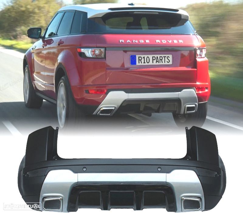 PARA-CHOQUES TRASEIRO RANGE ROVER EVOQUE LOOK DYNAMIC PDC - 1
