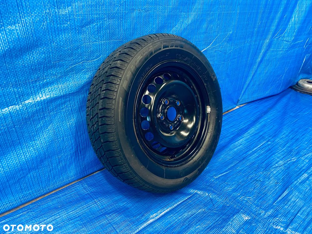 KOŁO ZAPASOWE DOJAZDOWE FELGA STALOWA 6J X 15" 5x112  57,1MM  ET 45 8D0601027 ; OPONA MICHELIN 195/65R15 ; AUDI OE A2 A3 A4 SKODA SUPERB III YETI VW PASSAT B5 B6 B7 B8 B9 - 2