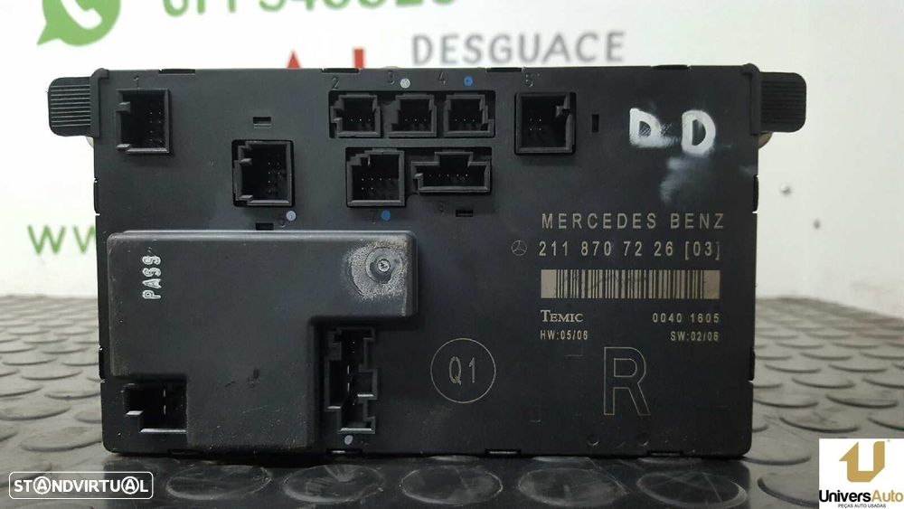 CENTRALINA/BOMBA FECHO CENTRAL MERCEDES CLASE E (W211) BERLINA E 320 CDI  4-MATI... - 3