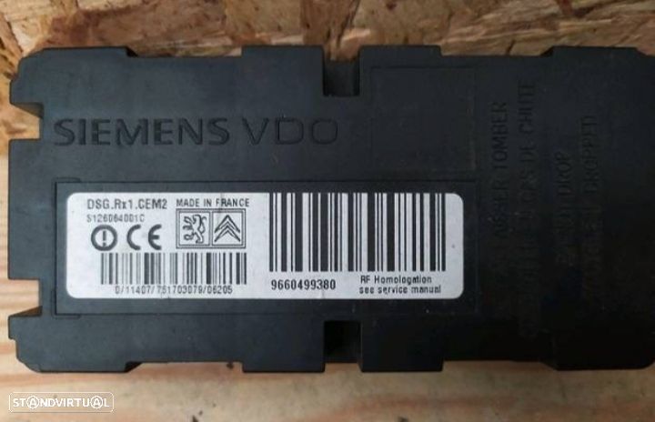 MODULO DA PRESSÃO DOS PNEUS PEUGEOT 407 9660499380 - 1