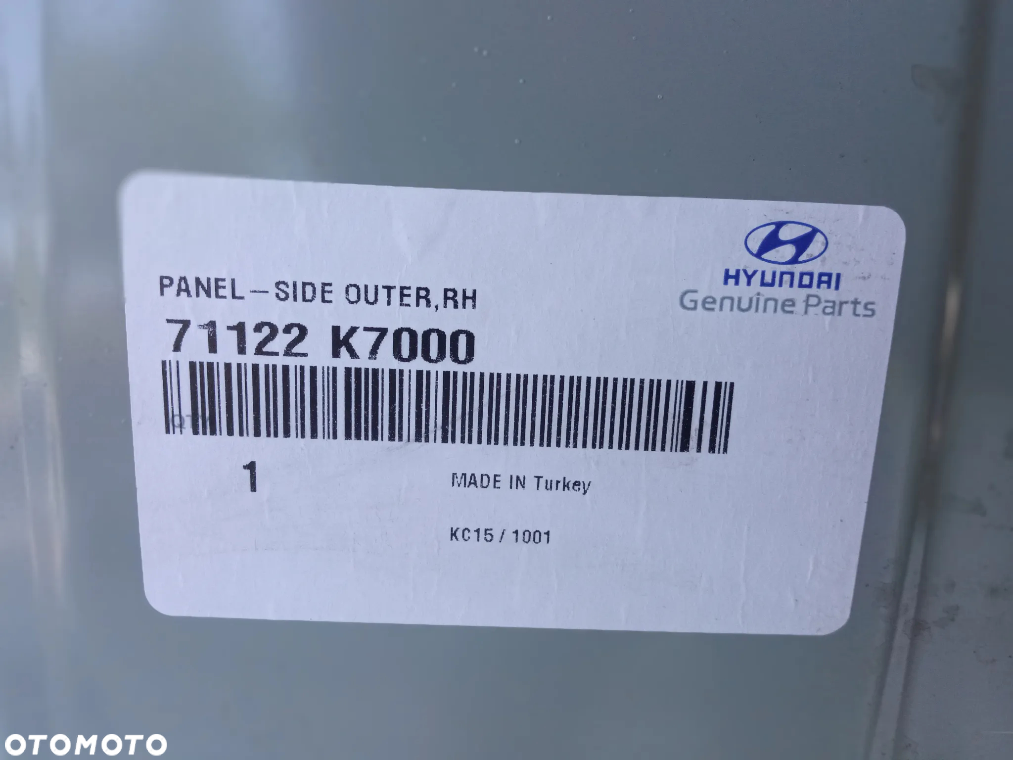 HYUNDAI I10 PROG PRAWY 71122K7000 SŁUPEK POSZYCIE PRAWE NOWE ORYGINAŁ 2021 - 3