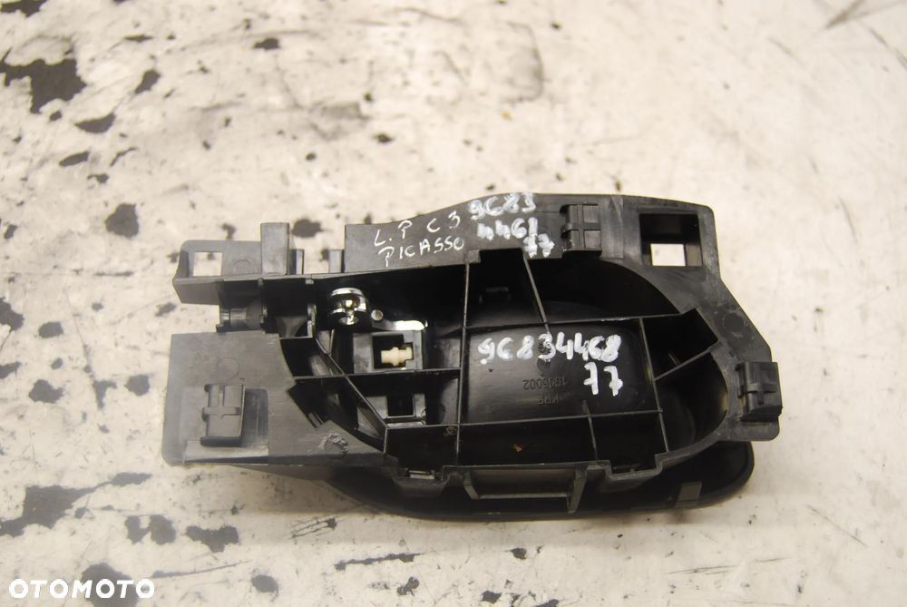 KLAMKA WEWNĘTRZNA LEWY PRZÓD TYŁ 9683446177 9683446877 CITROEN C3 PICASSO 2009R. - 2
