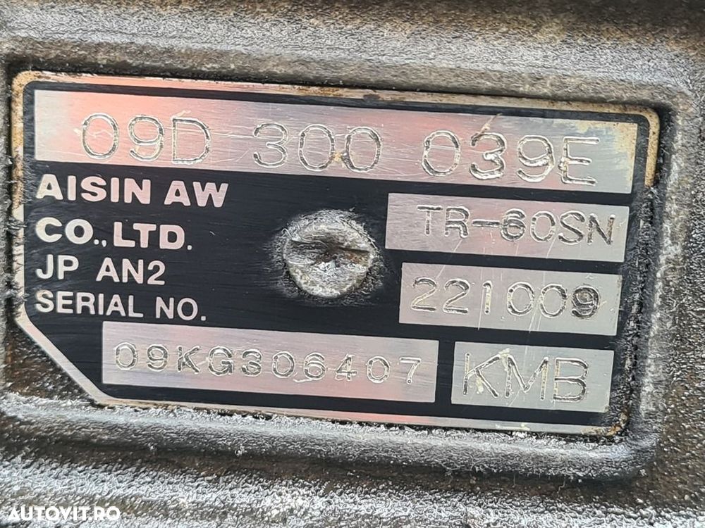 Cutie de viteze Volkswagen Touareg 7L facelift 3.0D 2007 - 2010 240CP Automata CASA CASC ... - 7