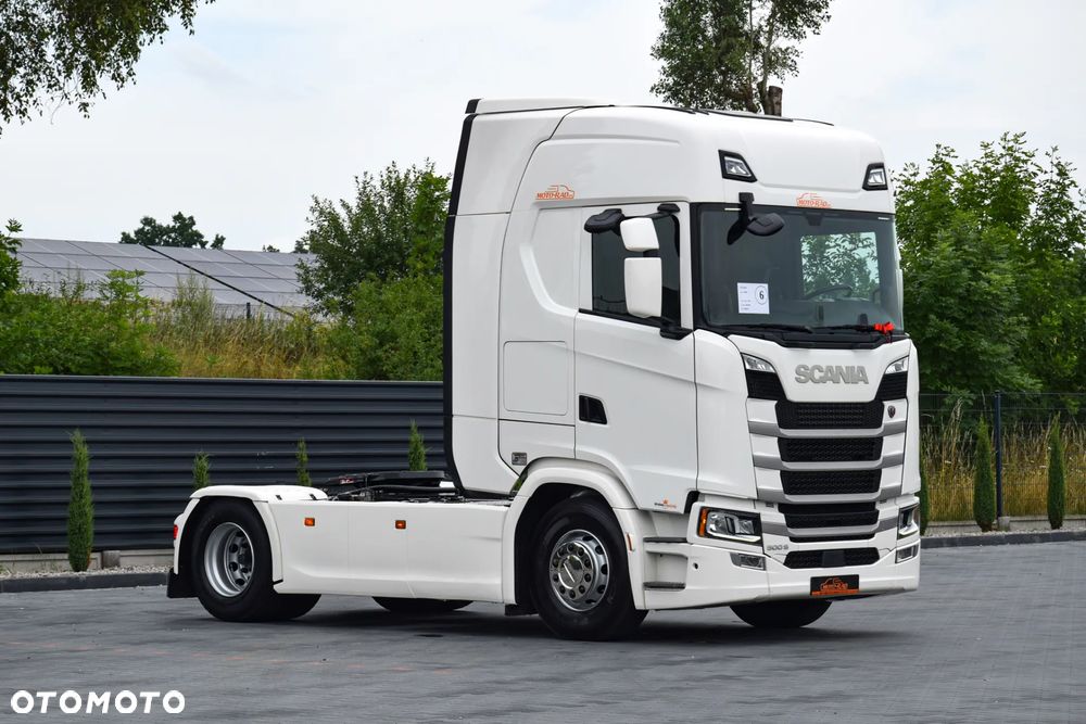 Scania 500S / FULL AIRMATIC / HYDRAULIKA / RETARDER / KLIMATYZACJA POSTOJOWA / ACC / KLIMA / 2 ZBIORNIKI PALIWA / FULL LEDY / FULL SPOILERY / SERWISOWANA / SPROWADZONA - 3