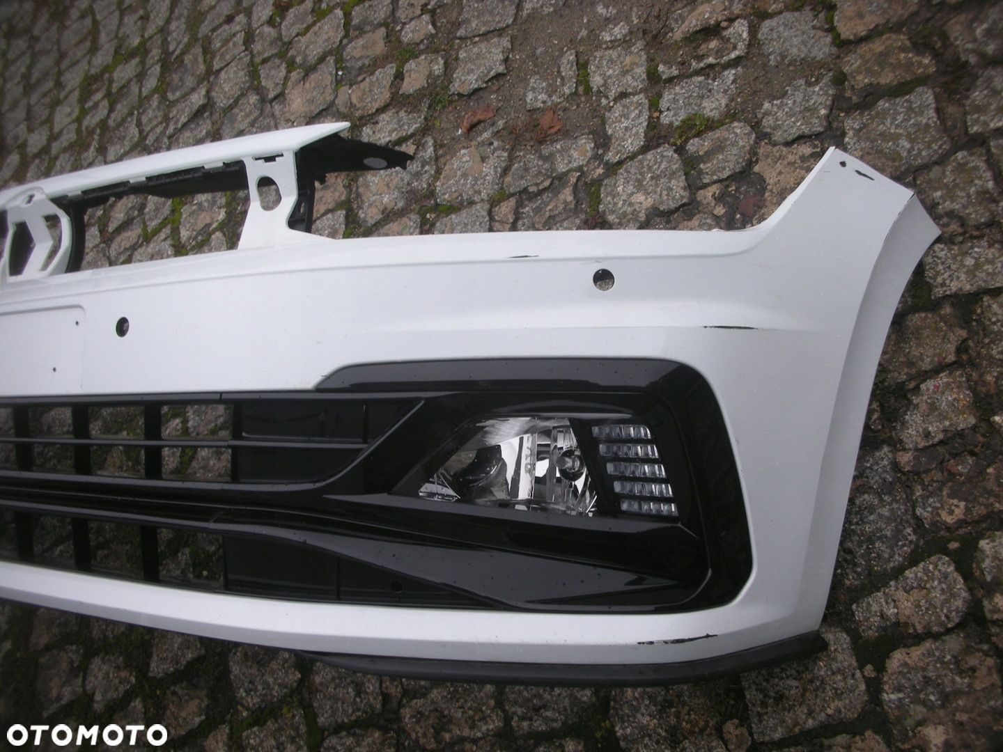 VW POLO ZDERZAK PRZEDNI 2018- R-LINE PRZÓD LED PDC KRATKI 2G0 - 3