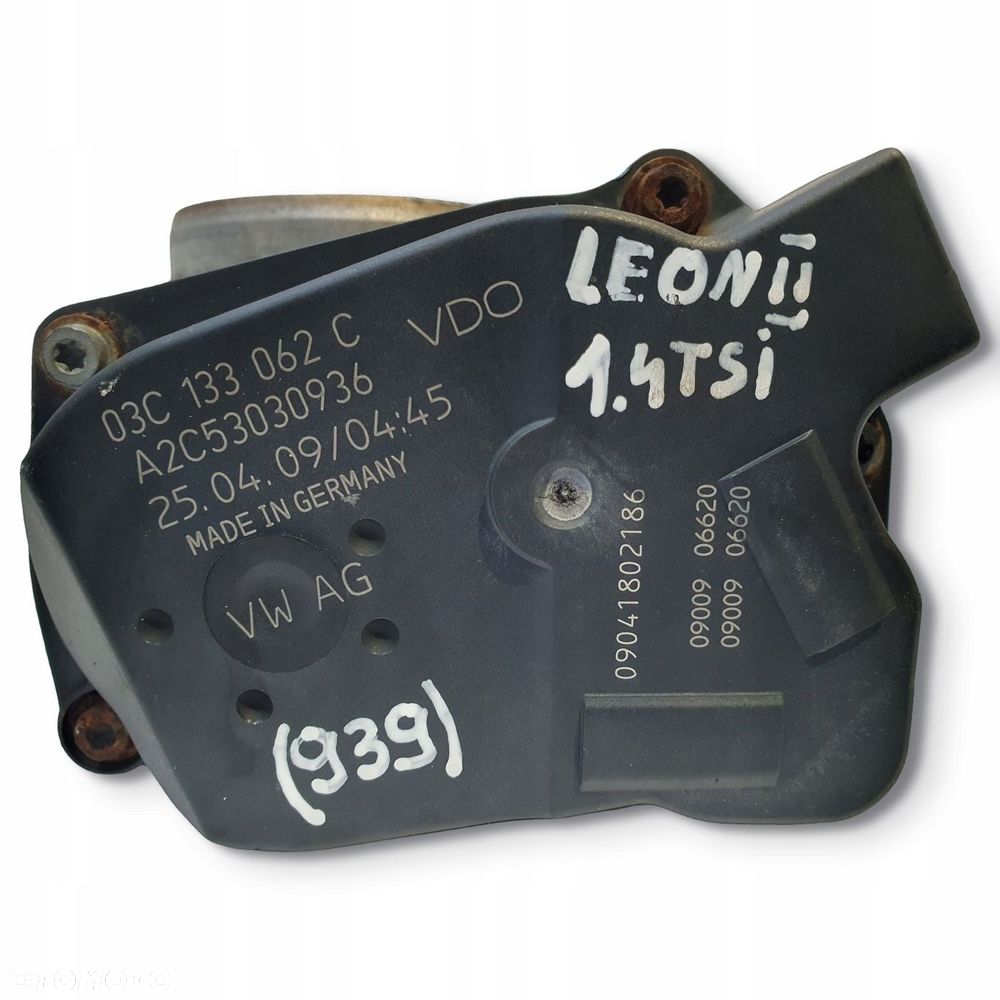 PRZEPUSTNICA Seat Leon II 1.4 TSI 03C133062C A2C53030936 - 2
