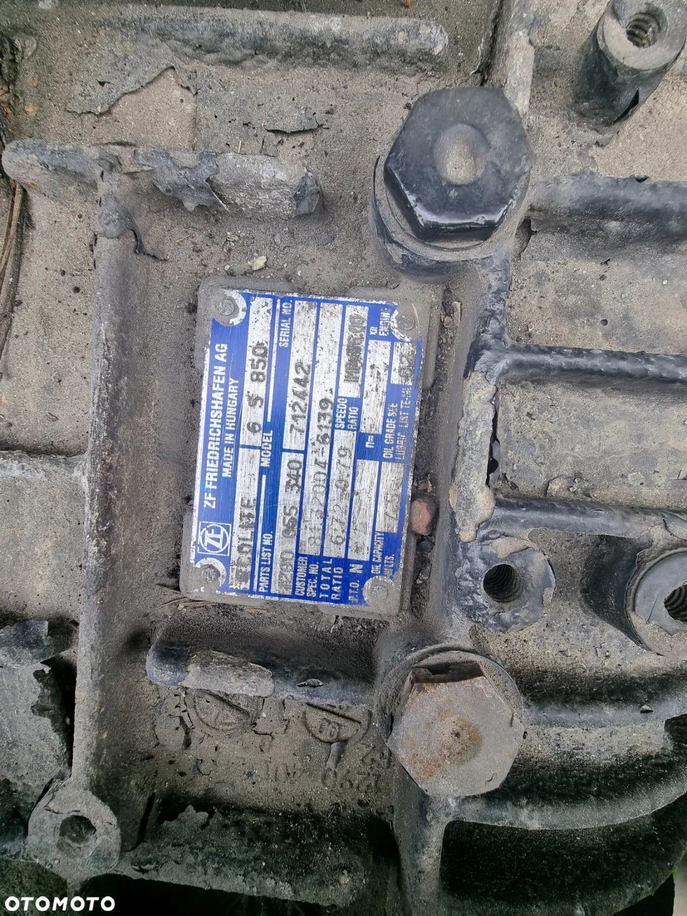 Skrzynia biegów ZF ECOLITE 6S 850 - 1