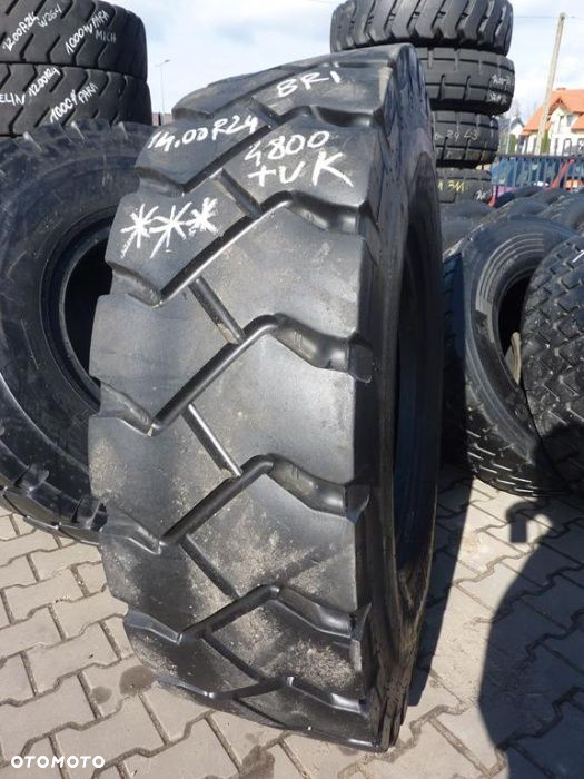 4x Opona używana przemysłowa 14.00R24 BRIDGESTONE 599zł(szt.) W1616 - 4