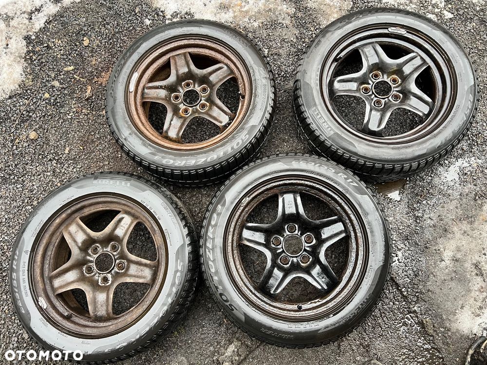 OPEL 5x120 R17 FELGI STRUKTURALNE KOŁA 17 7J ET41 ORYGINALNE 2170103 OPONY ZIMOWE PIRELLI WINTER SOTTOZERO 3 225/55R17 - 1