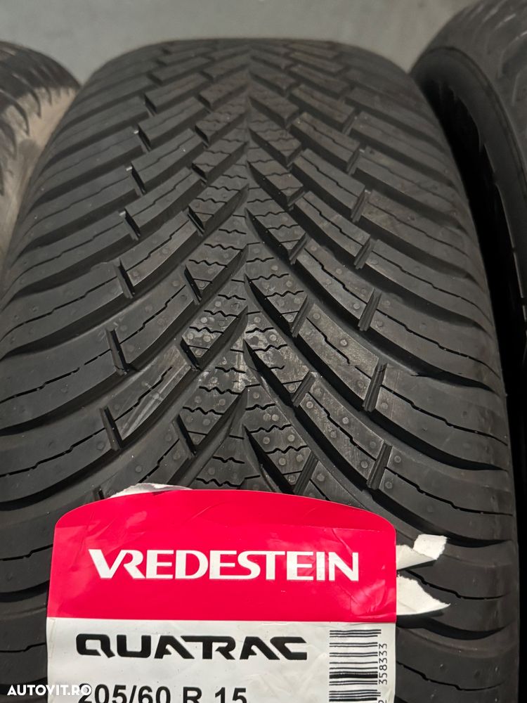 Vând 4 anvelope 205/60/15 vredestein de patru sezoane noi - 3