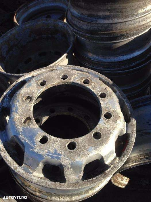 Jante fier / aluminiu pentru autotractoare sau semiremorci dezmembrari - 4