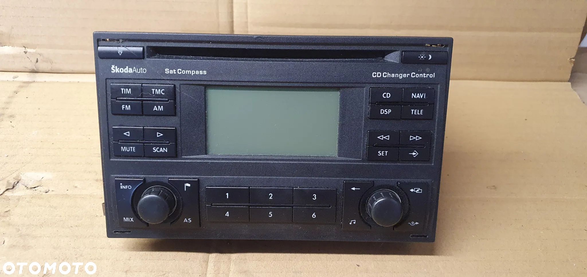 Radio radioodtwarzacz oryginał Skoda Superb I 3U0035191A - 1