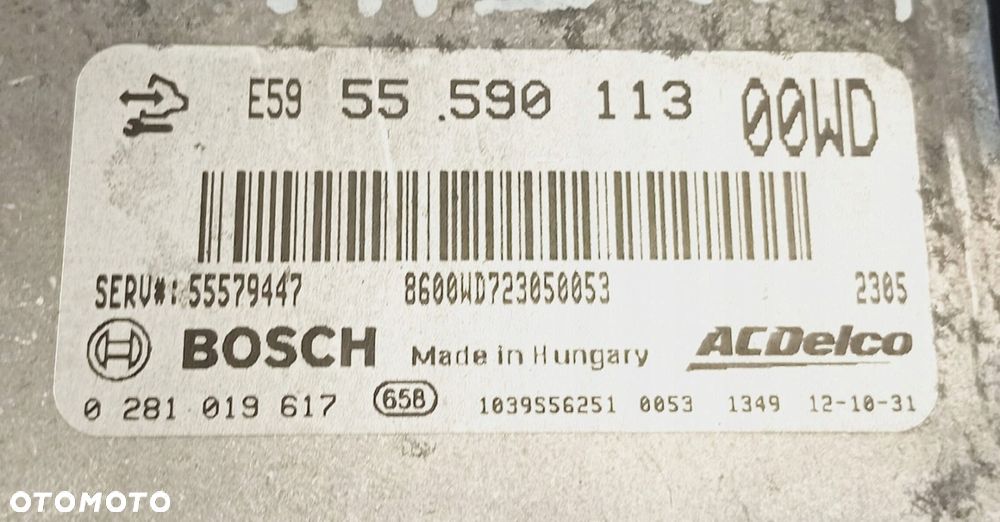 Sterownik Silnika Opel Corsa D - 2