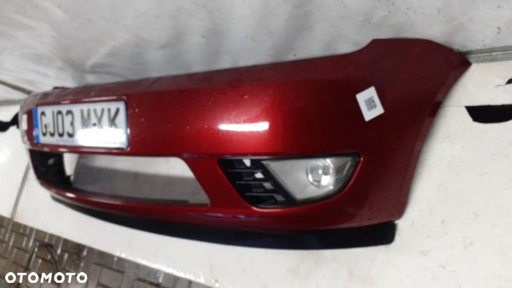 # ZDERZAK PRZÓD PRZEDNI DO FORD FIESTA MK6 VI HALOGENY T5 BORDOWY - 3