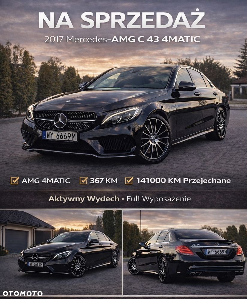 Mercedes-Benz Klasa C AMG 43 4Matic 9G-TRONIC - 1