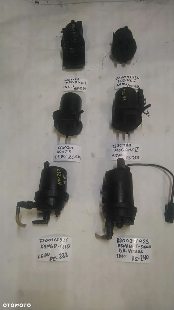 RENAULT DACIA OBUDOWA FILTRA PALIWA