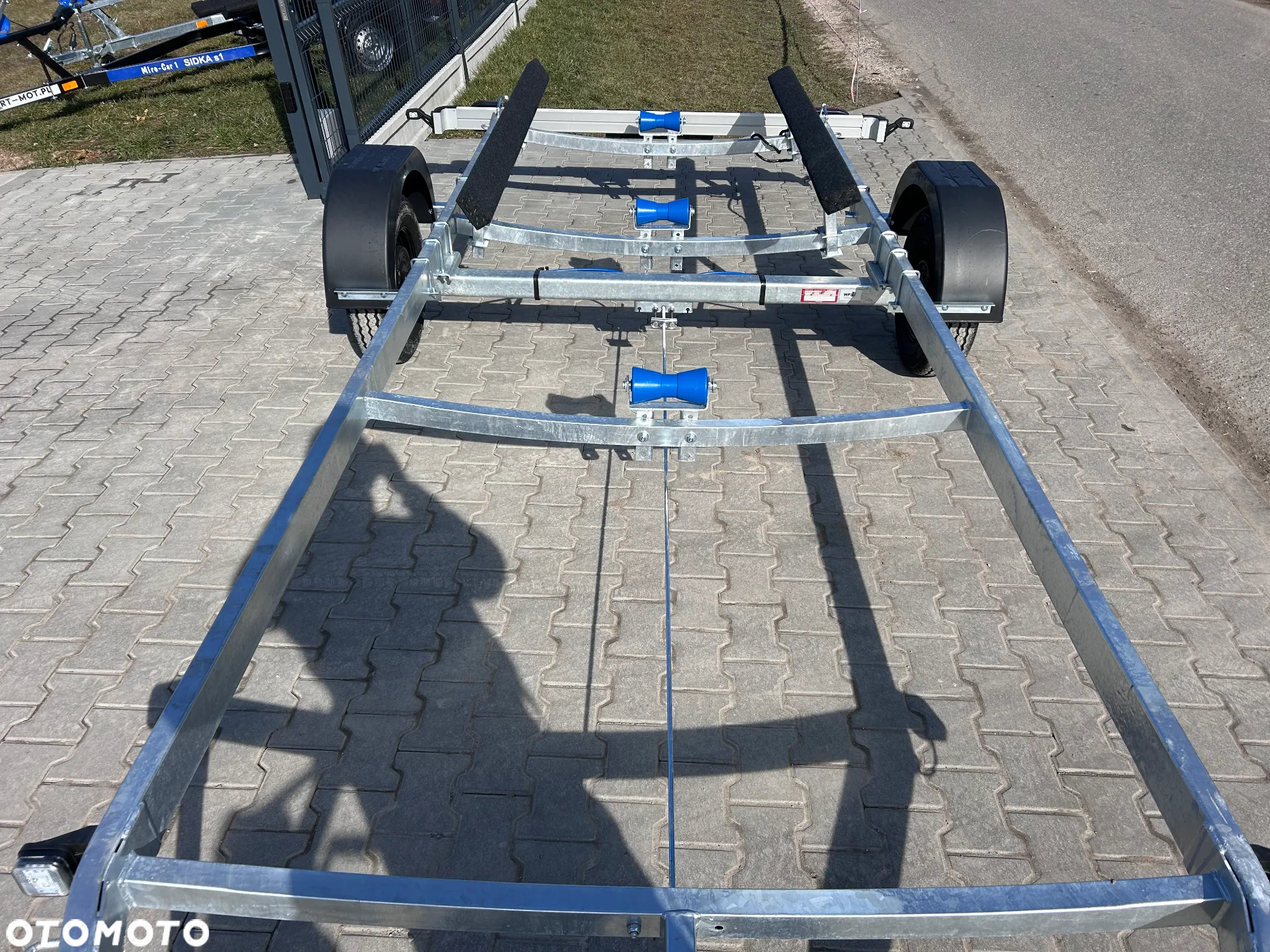 Inny Przyczepa podłodziowa / DOSTAWA! / 620x215cm / HAMULEC / pod ŁÓDŹ, MOTORÓWKE / - 12