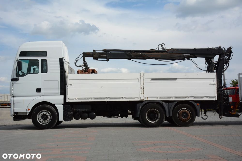 MAN TGA 410 + przyczepa / 2002r / HDS HIAB / Podnoszona oś BPW - 6