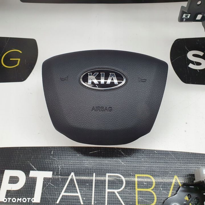 KIA RIO III DESKA ROZDZIELCZA KONSOLA KOKPIT PULPIT PODUSZKI AIRBAG AIR BAG PASY KIT SET - 6