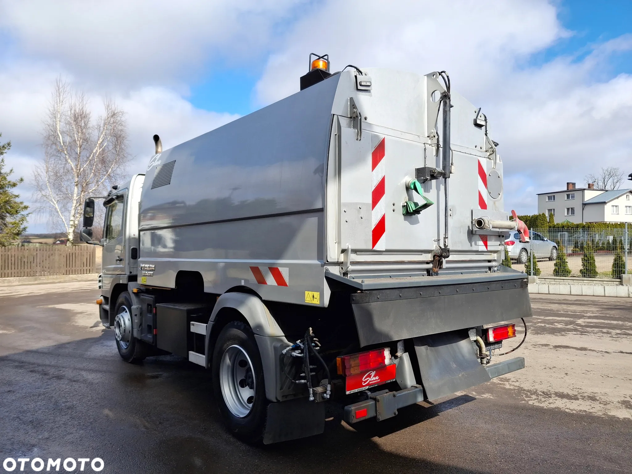 Mercedes-Benz Atego 1524 Zamiatarka FAUN Viajet Euro 5 EUnited PM10 Karcher Na Bębnie Regulowane Zawieszenie - 3