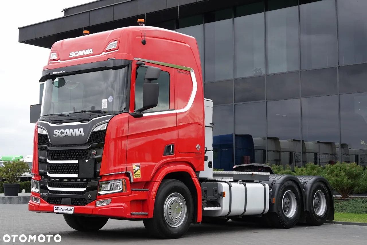 Scania R 580 / V8 / 6x4 / DMC: 150.000 KG / KLIMA POSTOJOWA / 3 OSIOWY CIĄGNIK SIODŁOWY - 4