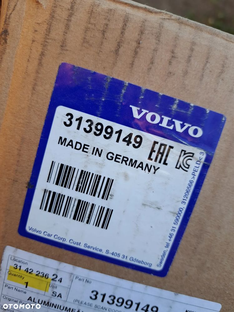 Felga aluminiowa Volvo V40 Cross Country 17 Cali 7.0Jx17H2 ET 50 Larenta 31381674 31399149 1x Alufelge Felge Wheel - 15