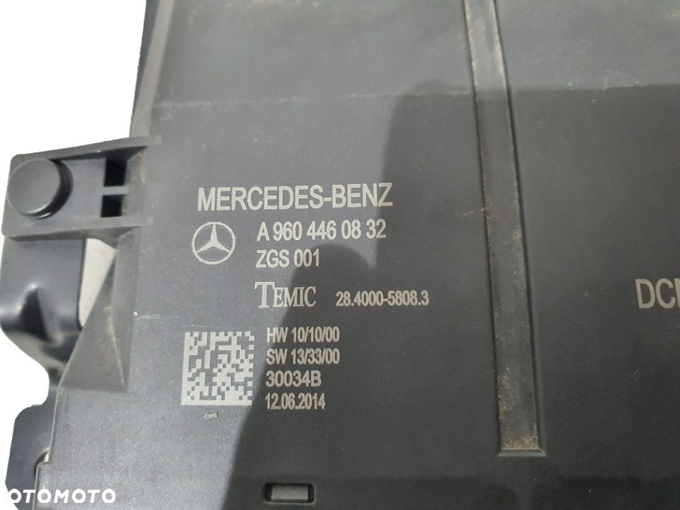 MODUŁ STEROWNIK DRZWI MERCEDES ACTROS MP4 EURO 6 2016r A9604460832 - 3