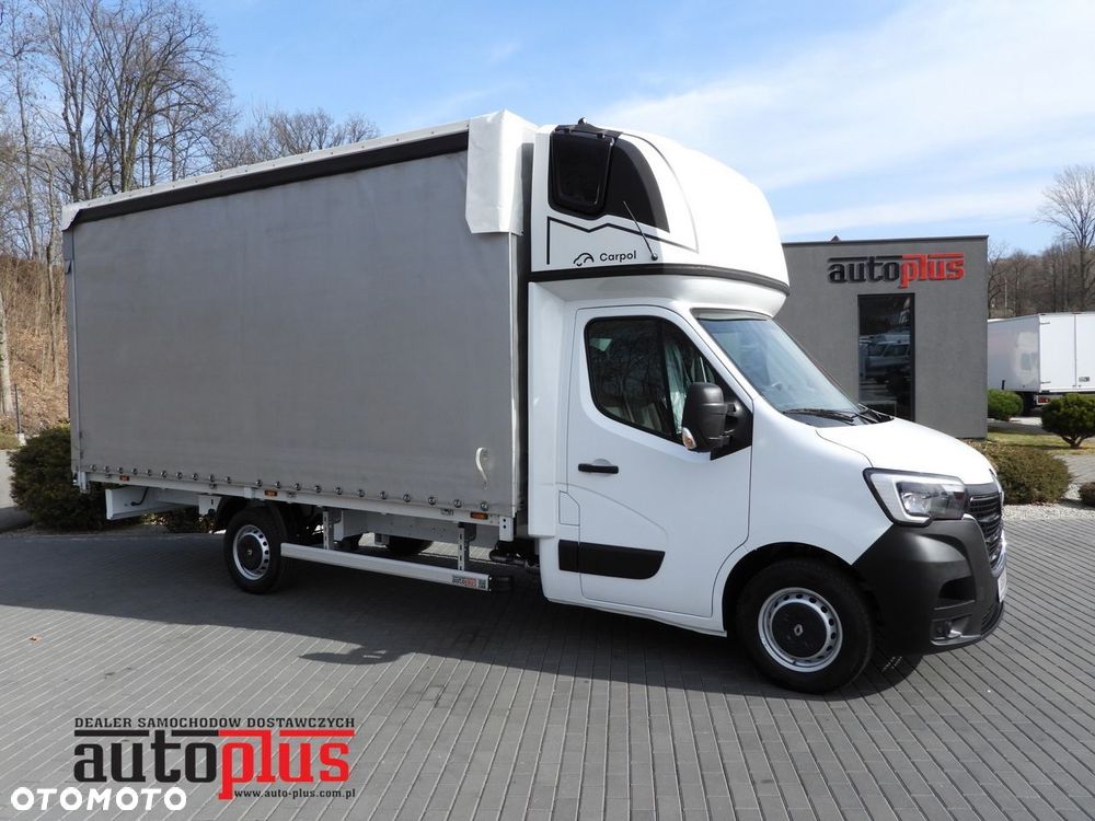 Renault MASTER PLANDEKA 10 PALET WEBASTO TEMPOMAT LEDY PNEUMATYKA KLIMATYZACJA  165KM - 2