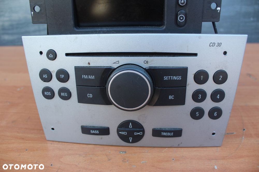 RADIO CD 30 + WYŚWIETLACZ OPEL MERIVA A 13190855 - 2