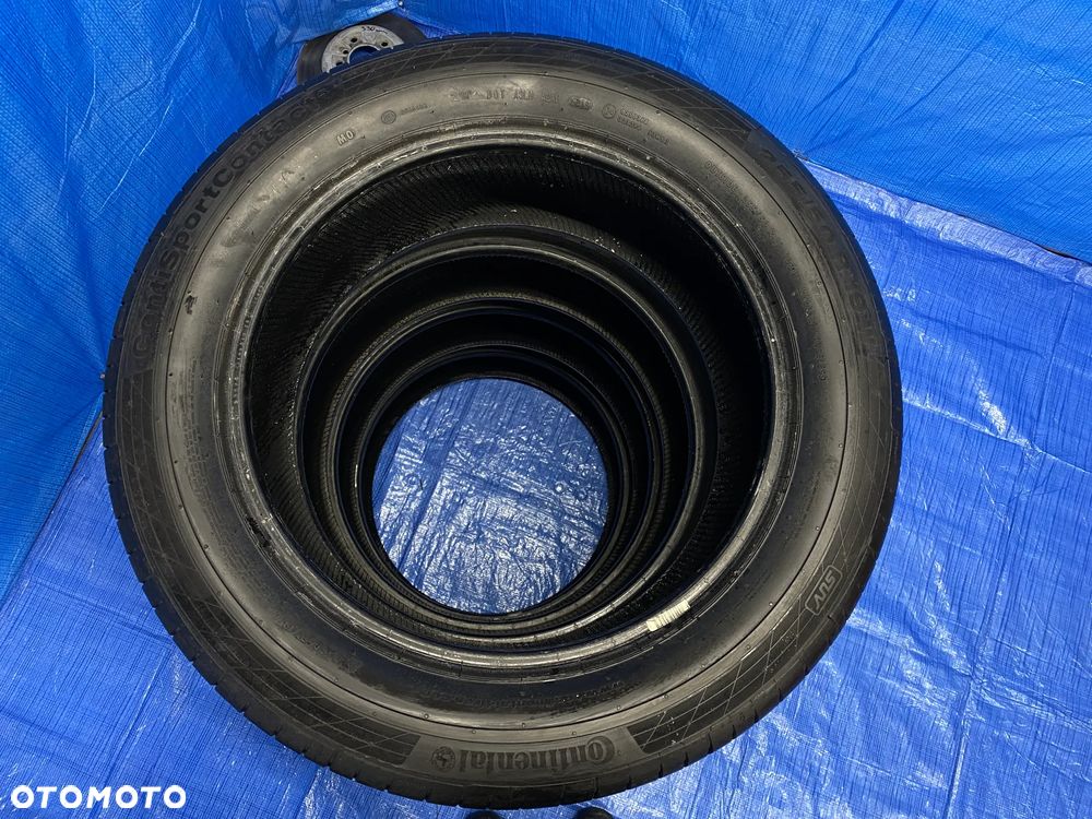 OPONA 19 OPONY LETNIE LATO KOMPLET OPON 4SZT CONTINENTAL CONTI SPORT CONTACT 255/50R19 103W BIEŻNIK 6,0mm 2019r - 6