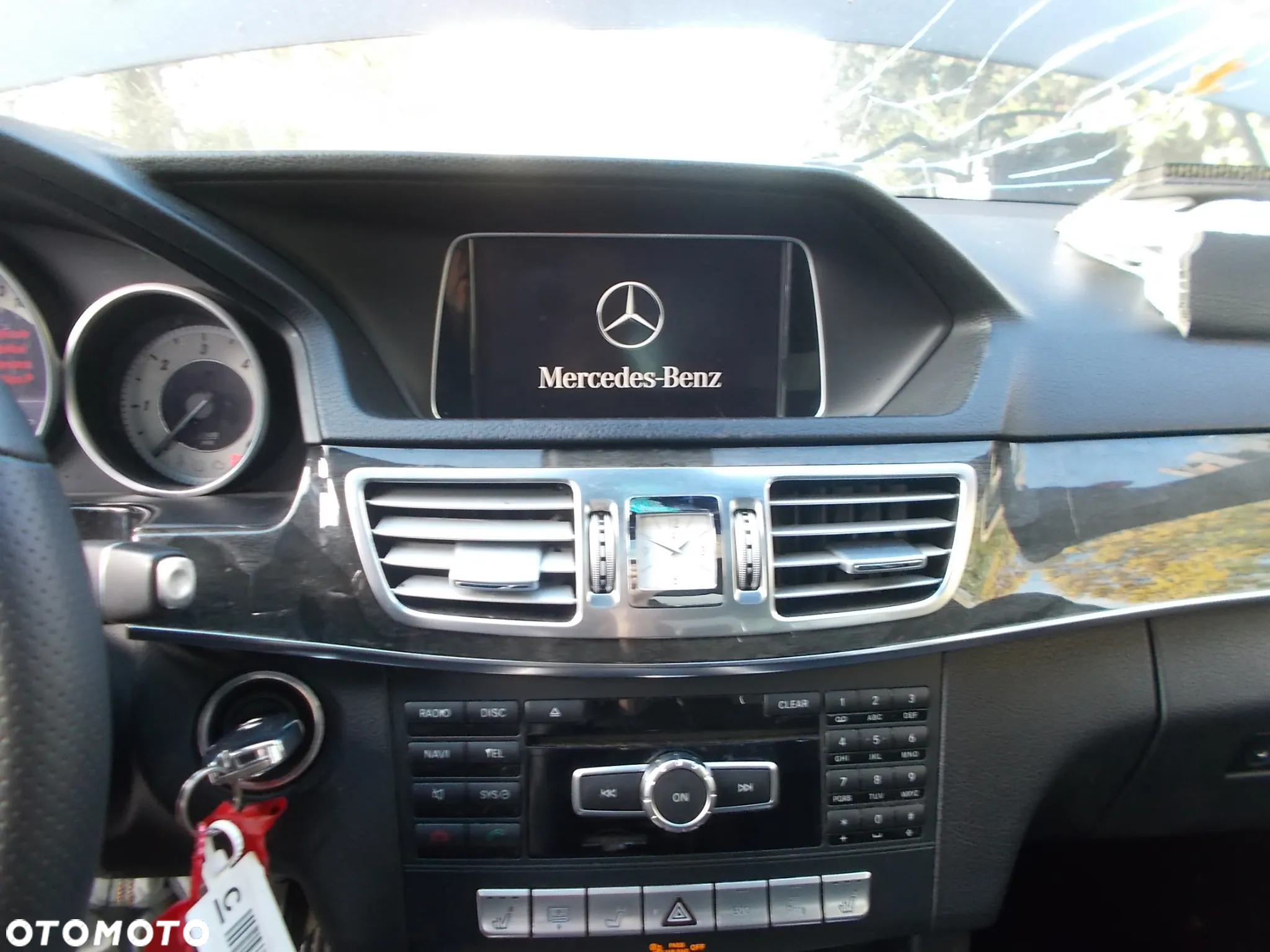 Radio nawigacja wyświetlacz W212 LIFT panel klimatyzacji kratka nawiewu listwa dekor - 5