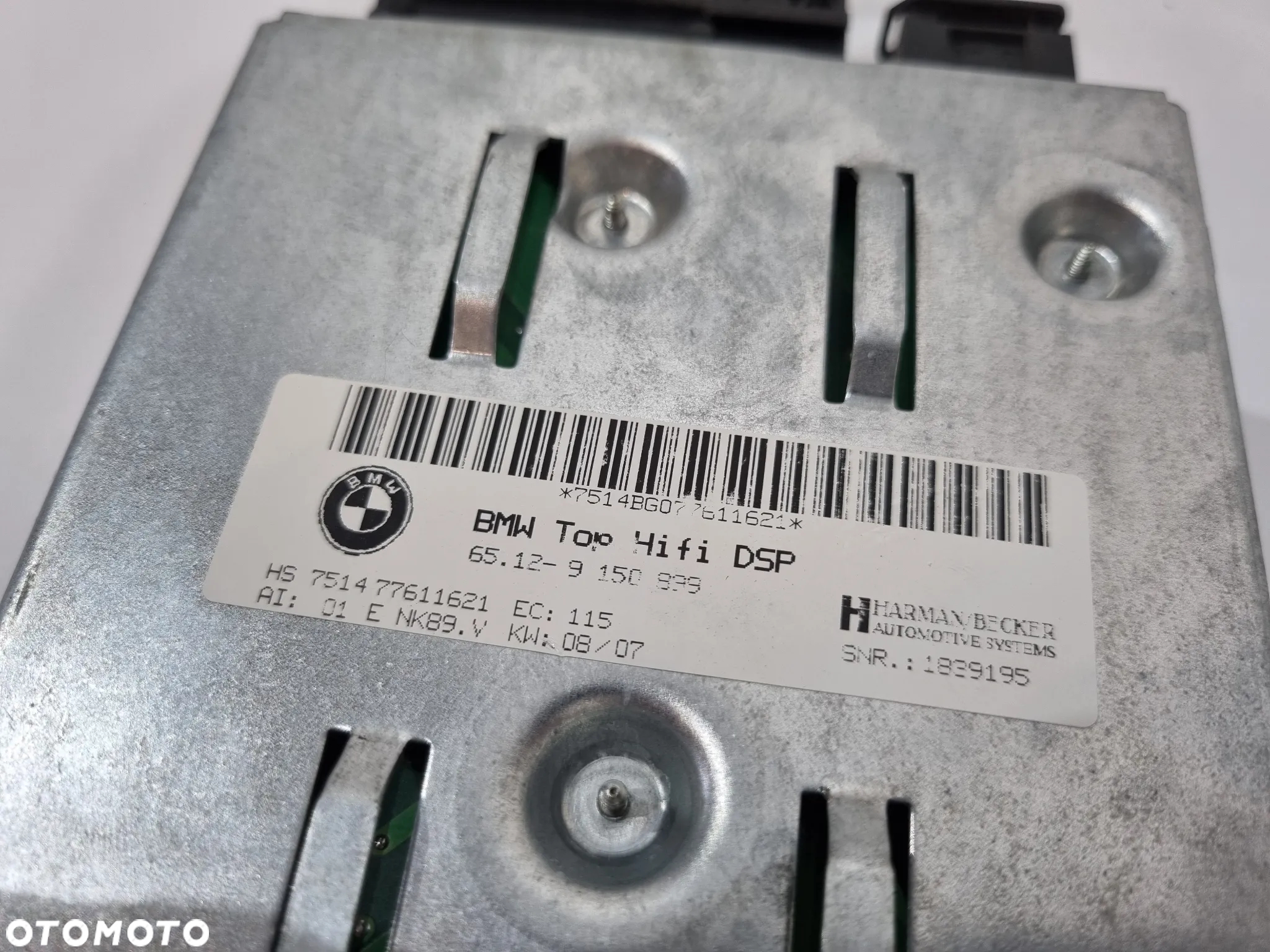 BMW E60 E61 E63 E87 E90 E91 E92 WZMACNIACZ HARMAN KARDON LOGIC 7 9150899 - 6