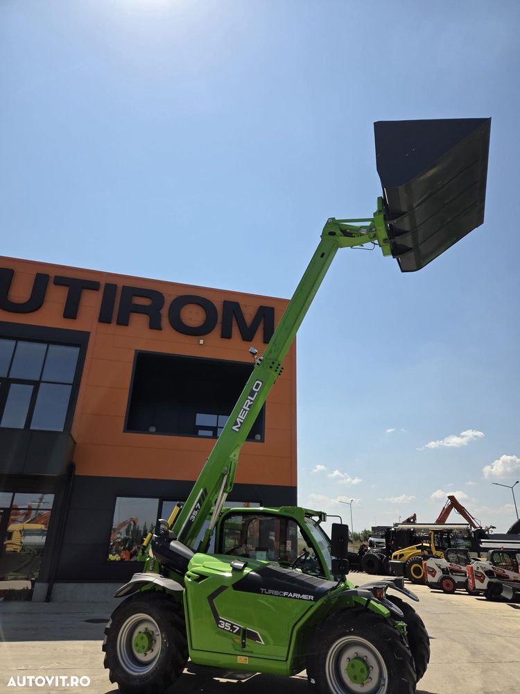 Merlo TF35.7-140, ridica 3,5t la 7m, motor Deutz 140CP, cupa si furci, transmisie 4x4, aer conditionat, Masa operatinala 6800kg, lungime 4,4m, latime 2,3m, produs in ITALIA, garantie 1 an, posibilitate leasing-PROMOTIE 81.900 EUR+Tva - 8