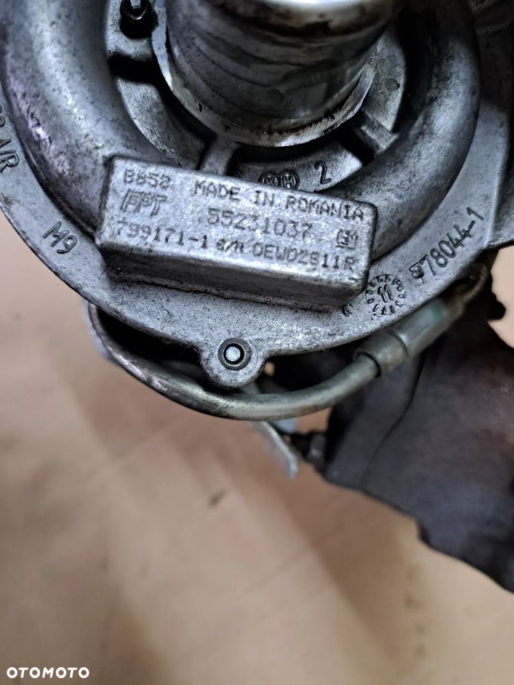 Fiat Doblo II turbosprężarka turbina Combo 55231037 - 3