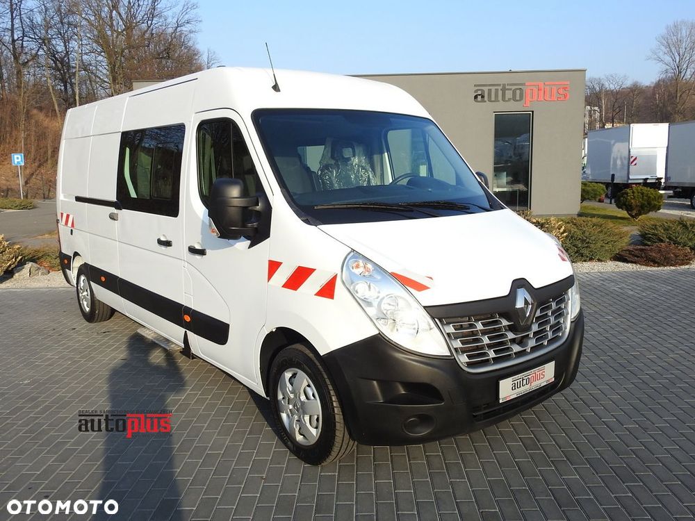 Renault MASTER FURGON BRYGADÓWKA  7 MIEJSC TEMPOMAT KLIMATYZACJA  130KM - 2