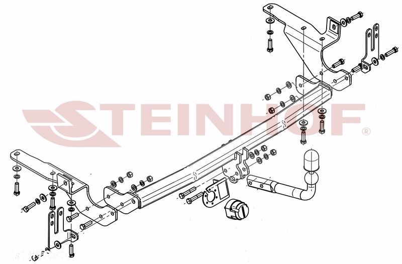 Hak Holowniczy + WIĄZKA 7PIN do Toyota RAV-4 III od 2006 do 2013 - 2