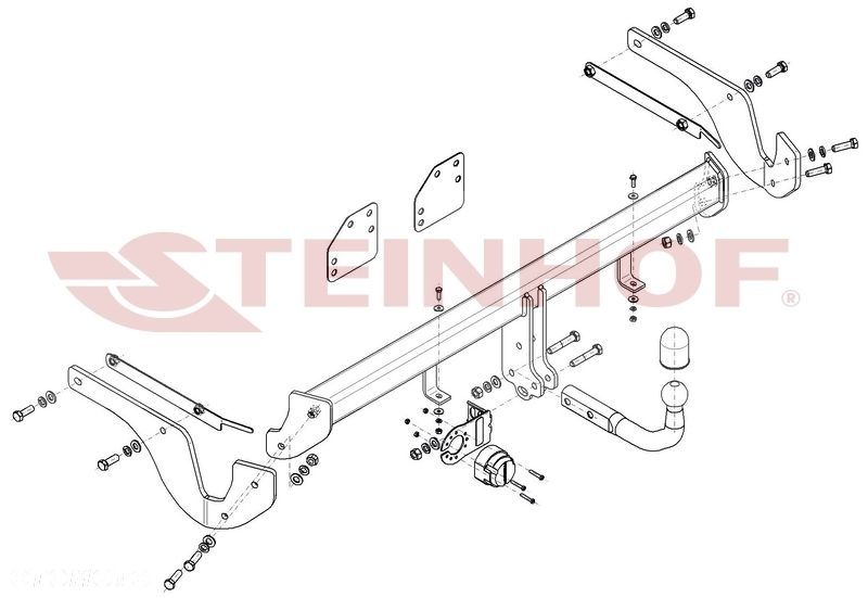 Hak Holowniczy + MODUŁ 7PIN do Renault Megane IV Grand Coupe od 2016 - 2